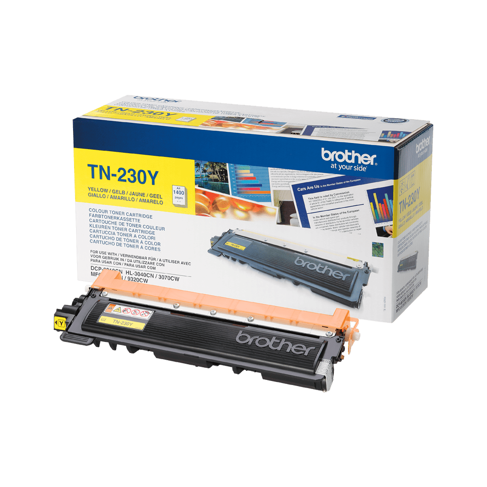 Genuine Brother TN-230Y Toner Cartridge – Yellow 2